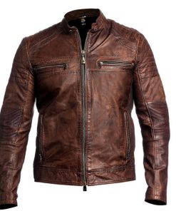 cafe racer leather jacket