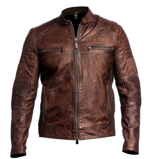 cafe racer leather jacket