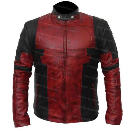 deadpool leather jacket