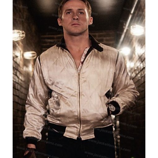 Satin Fabric Ryan Gosling Drive Scorpion Jacket - Image 3